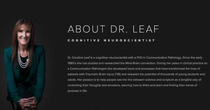 Detoxify Your Brain – Dr. Caroline Leaf image